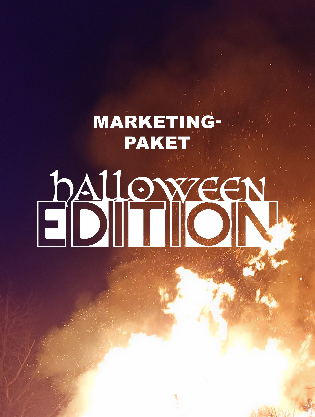 Marketing Paket Garagenflohmarkt Illertissen Halloween Edition